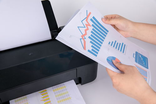 打印機打印報表辦公用品商務(wù)攝影圖 攝影